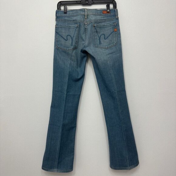 Citizens Of Humanity Kelly Low Waist Boot Cut Blue Jeans Size 27 - Picture 4 of 13